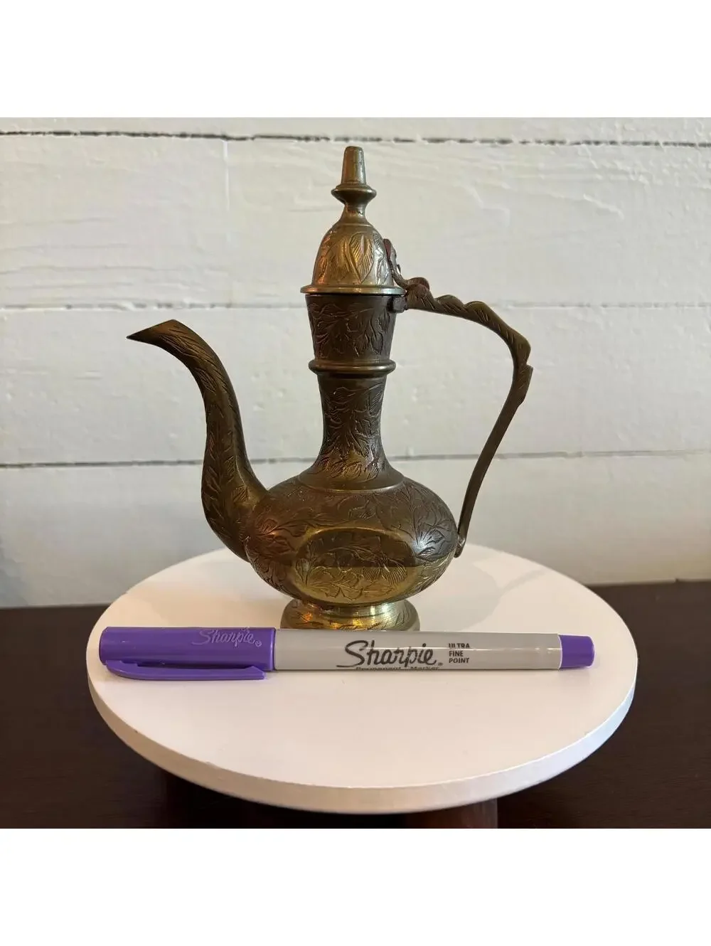 India Brass Curet or Mini Teapot